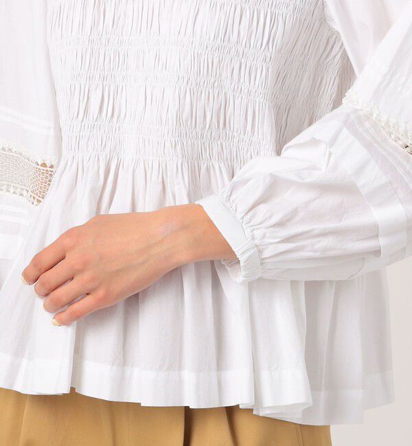 TOMORROWLAND BUYING WEAR「【別注】ne Quittez pas BLACK Gather ブラウス」|シャツ・ブラウス|