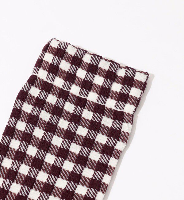 Edition「edition pourell ギンガムチェック ソックス」|ソックス|