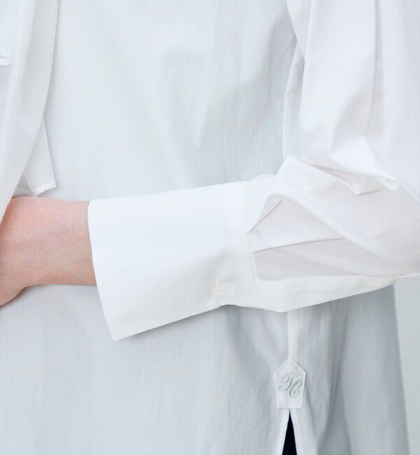 TOMORROWLAND collection「コンパクトブロード シフォンボウタイブラウス」|シャツ・ブラウス|