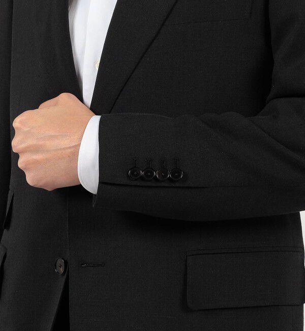 TOMORROWLAND MENS「ウールシルクリネン シングルブレステッド2Bジャケット ROGNA」|テーラードジャケット|