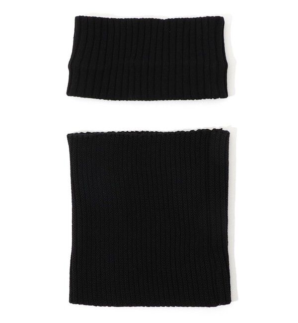 TOMORROWLAND GOODS「KIJIMA TAKAYUKI HEAD BAND&NECK WARM」|スヌード|19 ブラック