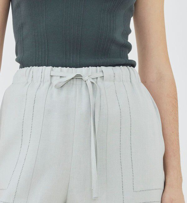 GALERIE VIE「【WEB先行予約】フレンチリネン イージーストレートパンツ」|その他|