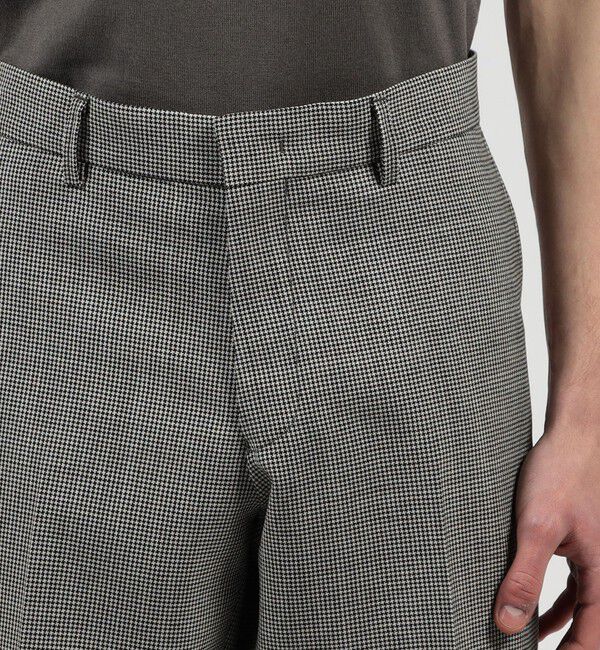 TOMORROWLAND MENS「トロピカルウーステッド ノープリーツスラックス ALFRED BROWN」|スラックス|