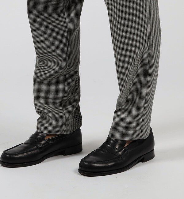 TOMORROWLAND MENS「トロピカルウーステッド ノープリーツスラックス ALFRED BROWN」|スラックス|