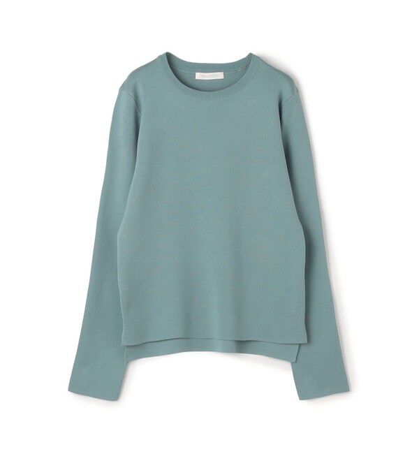 GALERIE VIE「シーアイランドコットン クルーネックプルオーバー」|ニット・セーター|65 ブルー