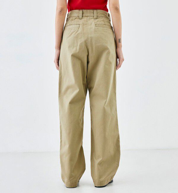 Edition「ミリタリーチノ タックパンツ」|チノ|