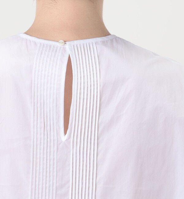 TOMORROWLAND collection「コットンコンビネーション ピンタックブラウス」|シャツ・ブラウス|