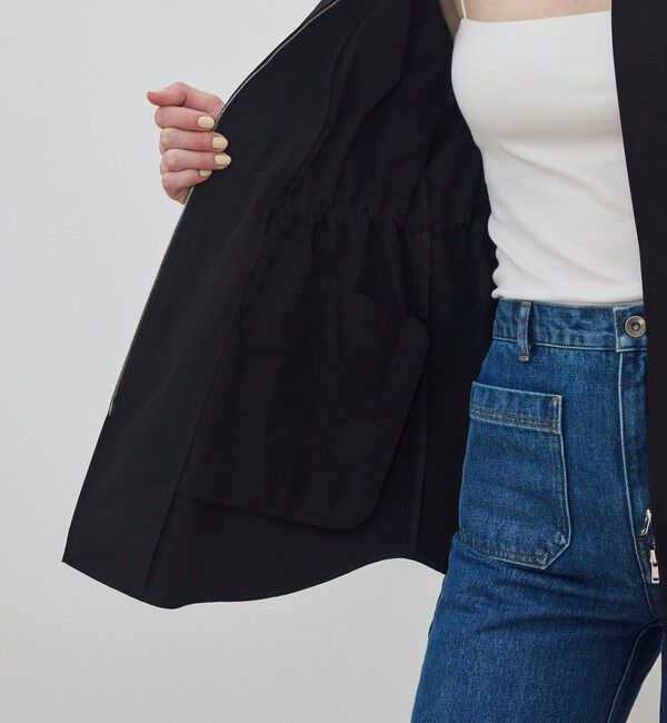 DES PRES「ポリエステルナイロンコットン テックシャツブルゾン」|ブルゾン・スタジャン|