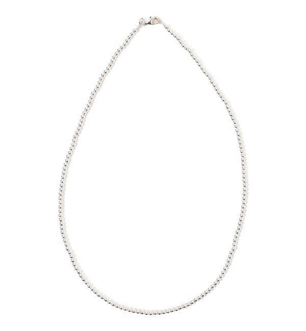 TOMORROWLAND GOODS「Nina&Jules 3mm Beaded ネックレス」|ネックレス|81 シルバー