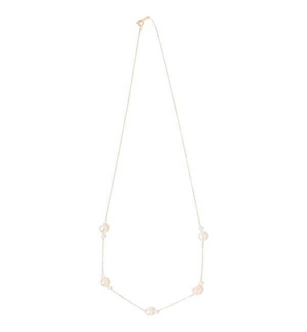 TOMORROWLAND GOODS「les bon bon フロテ パール ロング ネックレス」|ネックレス|92 ゴールド系