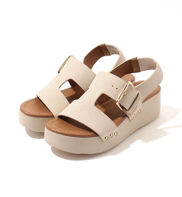 TOMORROWLAND GOODS「 CLAIRE CHARLOTTE Sophie Suede バックストラップサンダル」|サンダル|13 ライトグレー