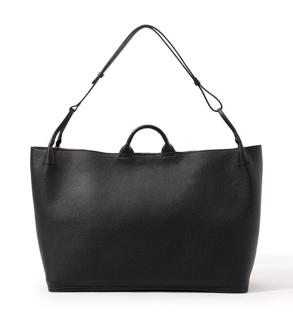 TOMORROWLAND GOODS「【別注】A シュリンクレザー サドルショルダーバッグ」|トートバッグ|19 ブラック