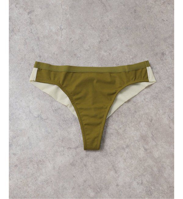  「OVERNEATH Tong034 スムースxネット：ショーツ」|インナー|カーキ