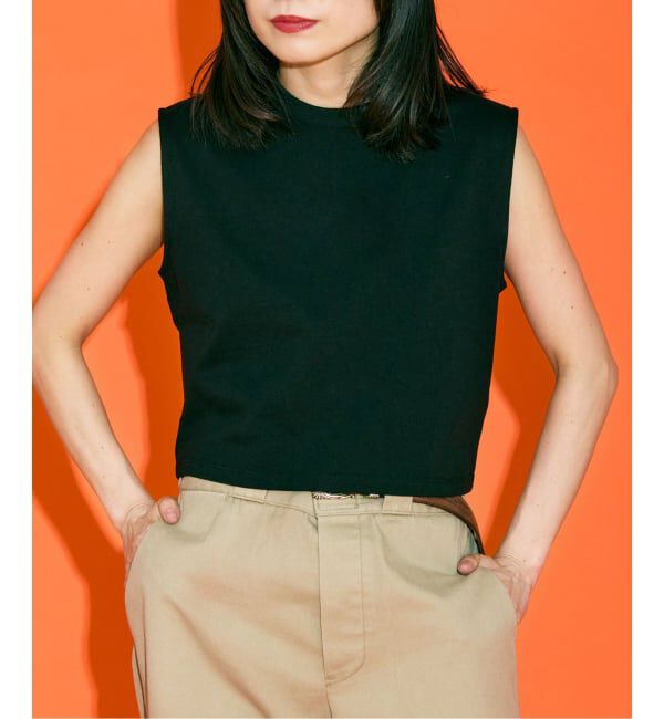  「[THE MOOD] ノースリーブショートTEE」|Tシャツ・カットソー|