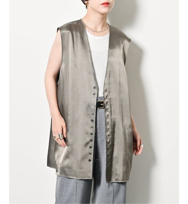  「THINK OF VEST：ベスト」|ベスト・ジレ|カーキ