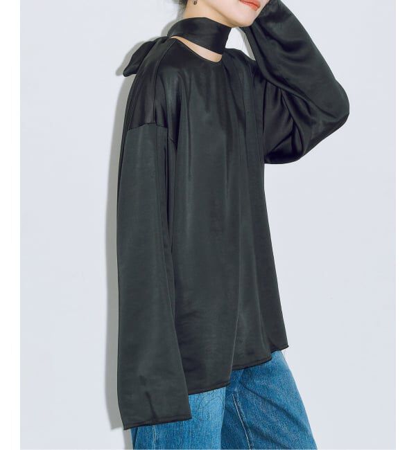  「SATIN RIBBON ブラウス」|シャツ・ブラウス|