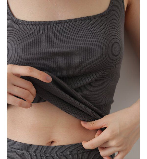 EMILYWEEK「シルクテレコリブブラタンクトップ」|インナー|