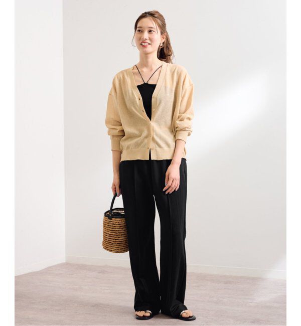 EMILYWEEK「EMILY WEEK&times;FRAMeWORK Vラインクロップドブラキャミソール」|インナー|