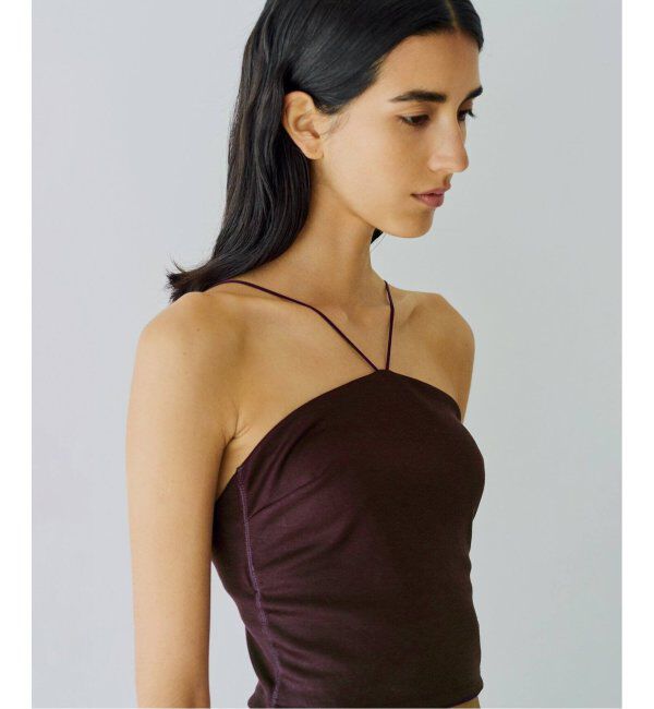 EMILYWEEK「EMILY WEEK&times;FRAMeWORK Vラインクロップドブラキャミソール」|インナー|