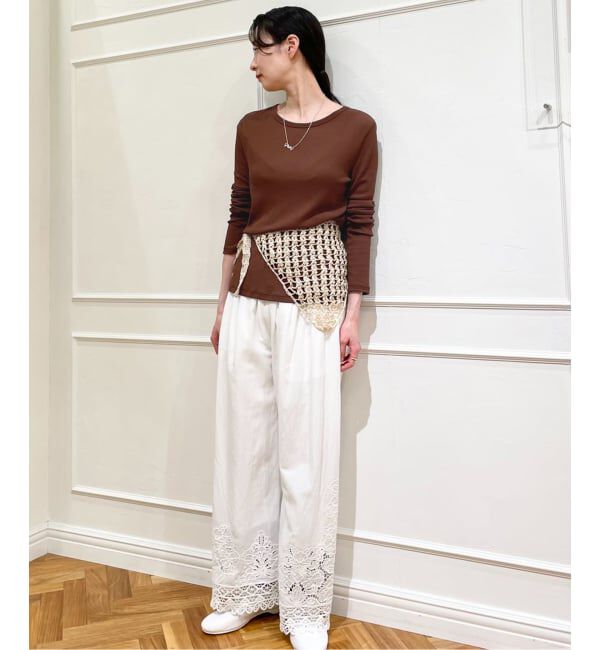 EMILYWEEK「《追加9》パウダリーコットンプルオーバー」|Tシャツ・カットソー|