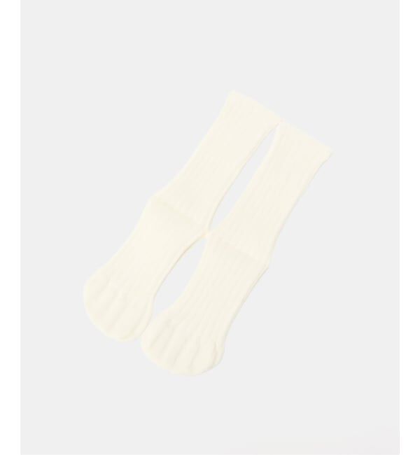 EMILYWEEK「【WRAY/レイ】シークレットコットンシルクソックス (5本指靴下)」|ソックス|ホワイト