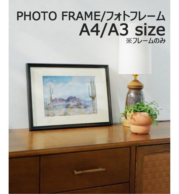 ACME「WARNER PHOTO FRAME_A4/A3 ワーナーフォトフレーム A4/A3」|その他|ブラック