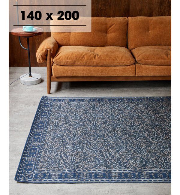 journal standard Furniture「PAISLEY RUG 140X200 ペイズリーラグ」|その他|ネイビー