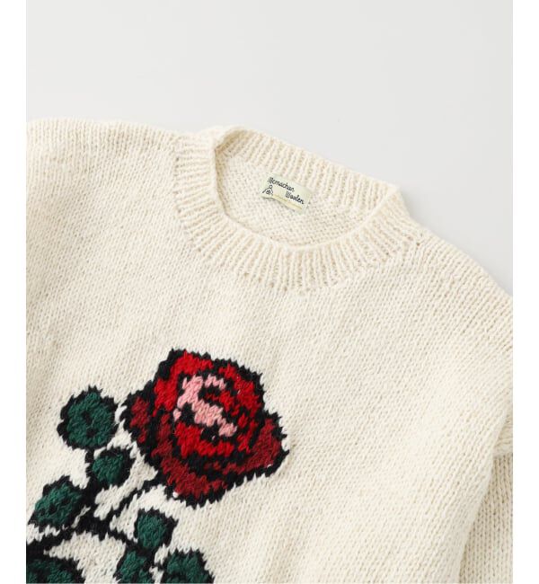 JOINT WORKS「MacMahon Knitting Mills / マクマホンニッティングミルズ Crew Neck Knit-Rose」|ニット・セーター|