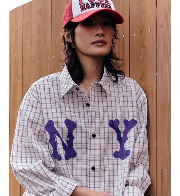JOINT WORKS「WOKE EDGE / ウォークエッジ NY Glit Check Shirt」|シャツ・ブラウス|