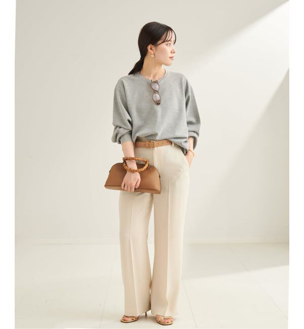 Plage「《追加》washable straight パンツ 3」|スラックス|