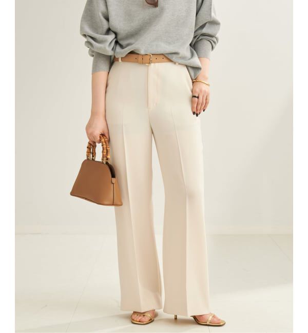 Plage「《追加》washable straight パンツ 3」|スラックス|