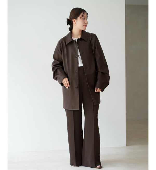 Plage「《追加》washable straight パンツ 3」|スラックス|