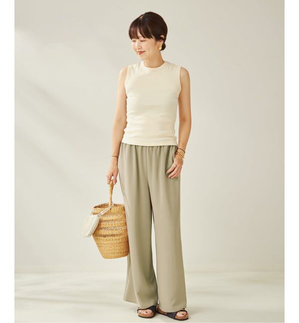 Plage「《追加》Dry Twill Relax パンツ 2」|スラックス|