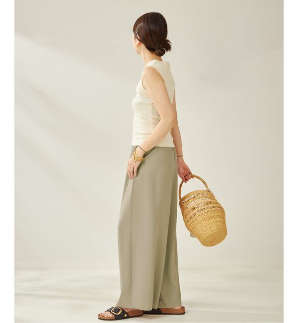 Plage「《追加》Dry Twill Relax パンツ 2」|スラックス|