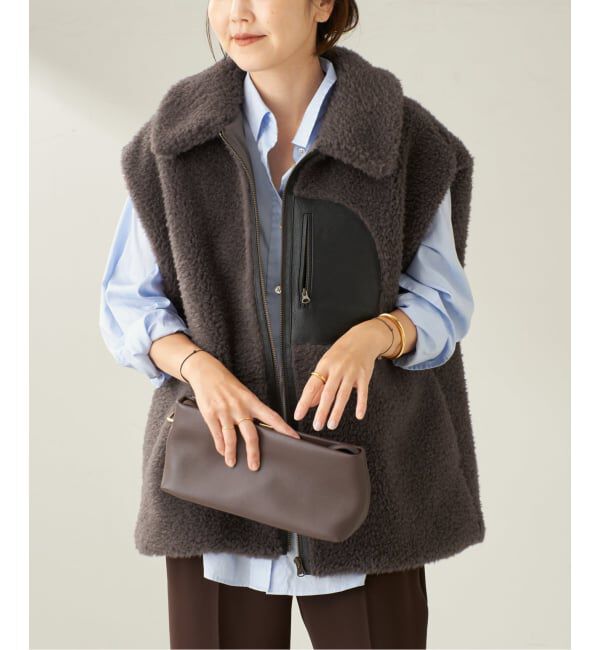 Plage「lesTendre boa ベスト」|ダウンベスト・ベスト|