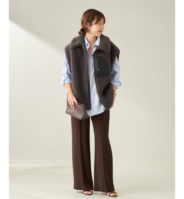 Plage「lesTendre boa ベスト」|ダウンベスト・ベスト|