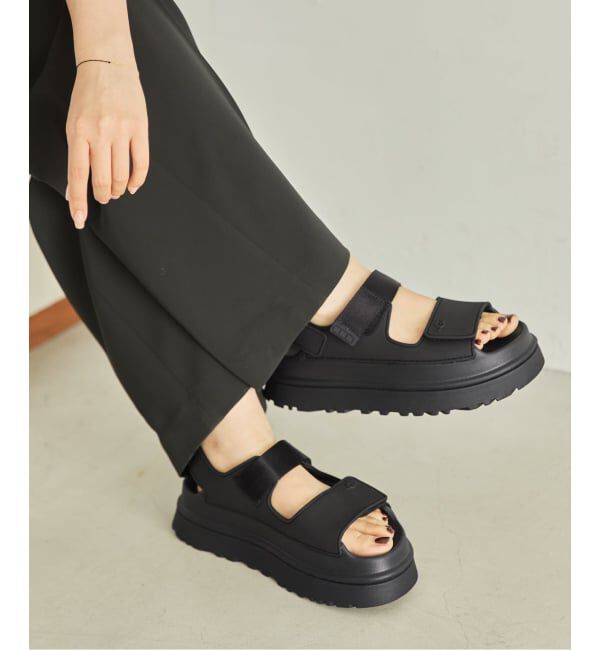 Plage「《WEB限定追加》UGG / アグ THE GOLDEN GLOW サンダル」|サンダル|ブラック