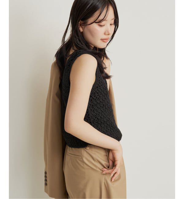 Plage「R&rsquo;IAM HAND ニットタンク」|タンクトップ|