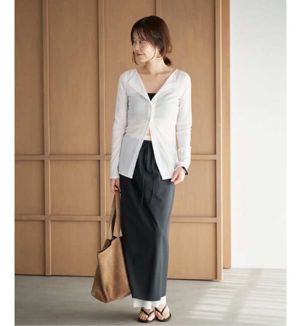 Plage「《予約》C/Cuナノシア 2way ロンT」|Tシャツ・カットソー|