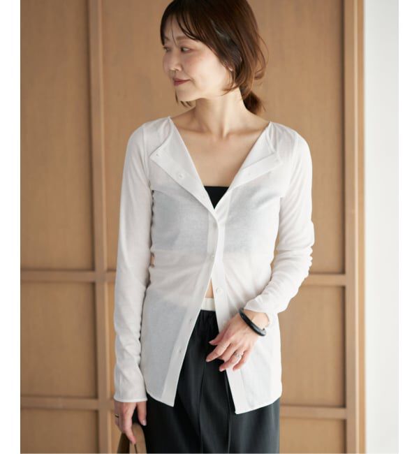 Plage「《予約》C/Cuナノシア 2way ロンT」|Tシャツ・カットソー|