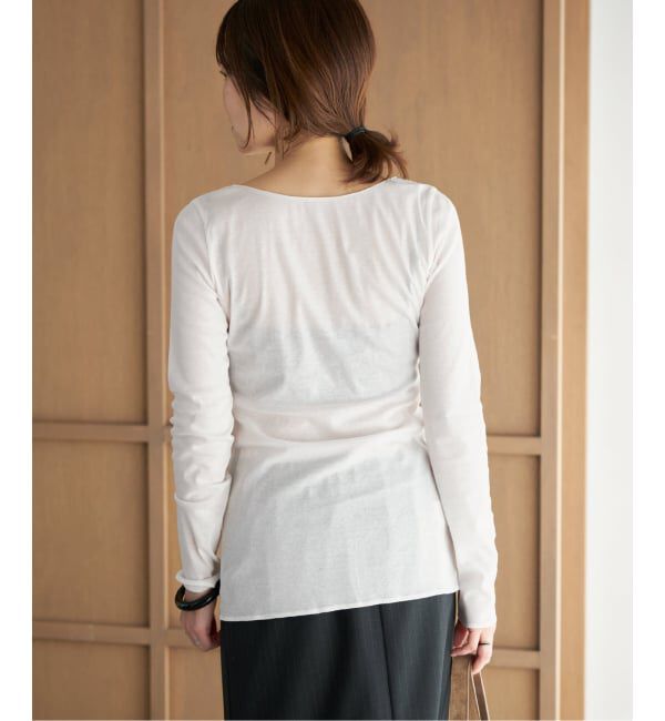 Plage「《予約》C/Cuナノシア 2way ロンT」|Tシャツ・カットソー|