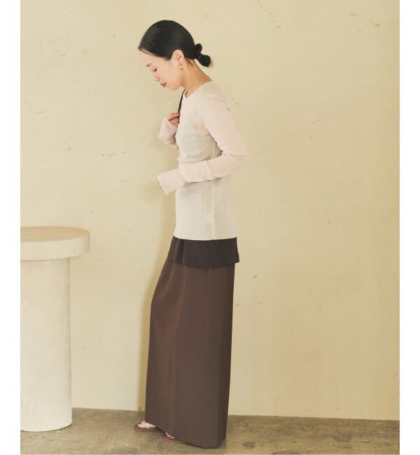 Plage「《追加予約》Mesh Sheer ロンT 6」|Tシャツ・カットソー|