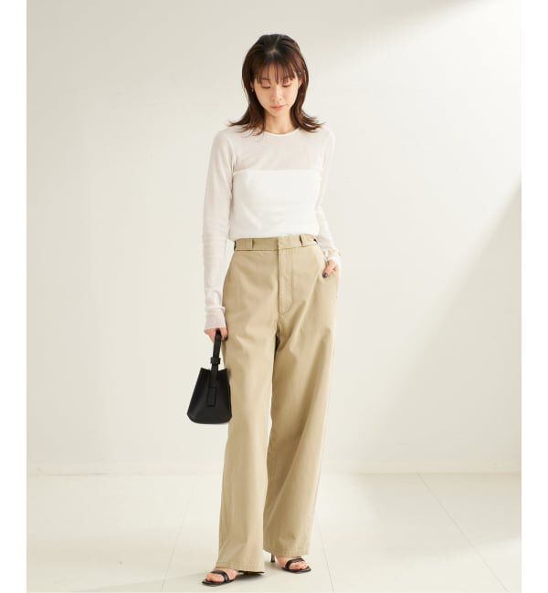 Plage「《追加予約》Mesh Sheer ロンT 6」|Tシャツ・カットソー|