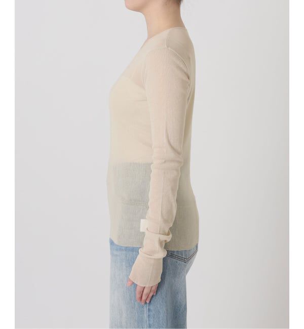 Plage「《追加予約》Mesh Sheer ロンT 6」|Tシャツ・カットソー|