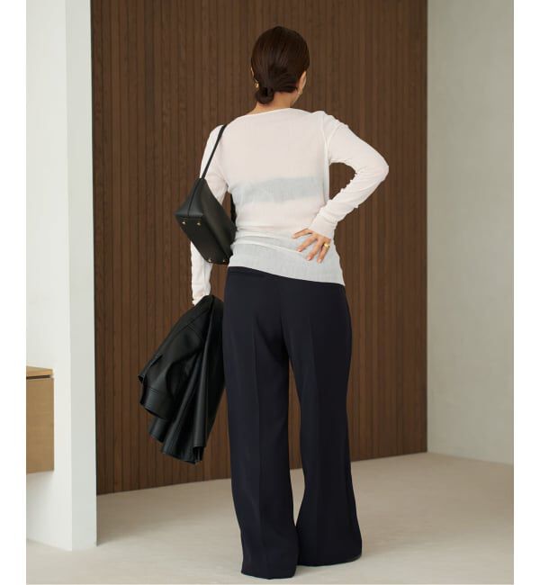 Plage「《追加予約》Mesh Sheer ロンT 6」|Tシャツ・カットソー|