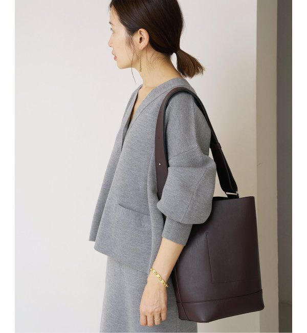 IENA「スーパーファインスムース ショートカーディガン」|カーディガン|