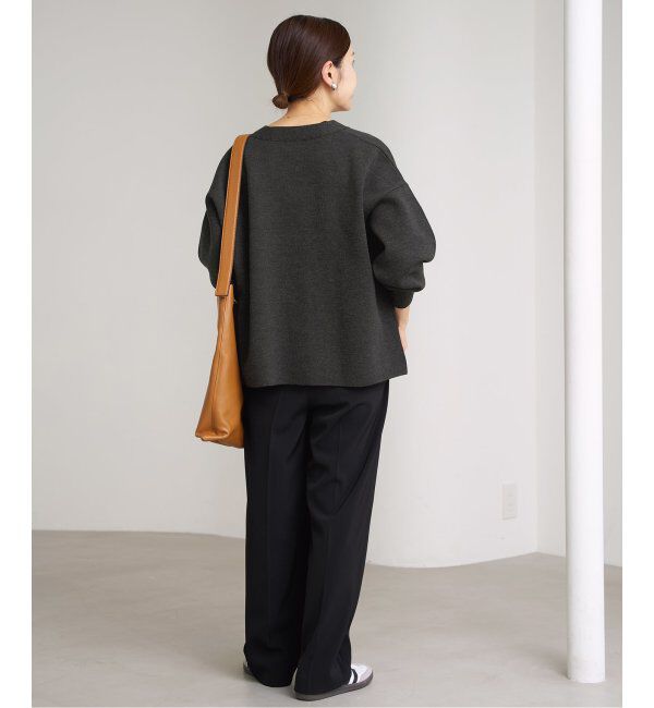 IENA「スーパーファインスムース ショートカーディガン」|カーディガン|