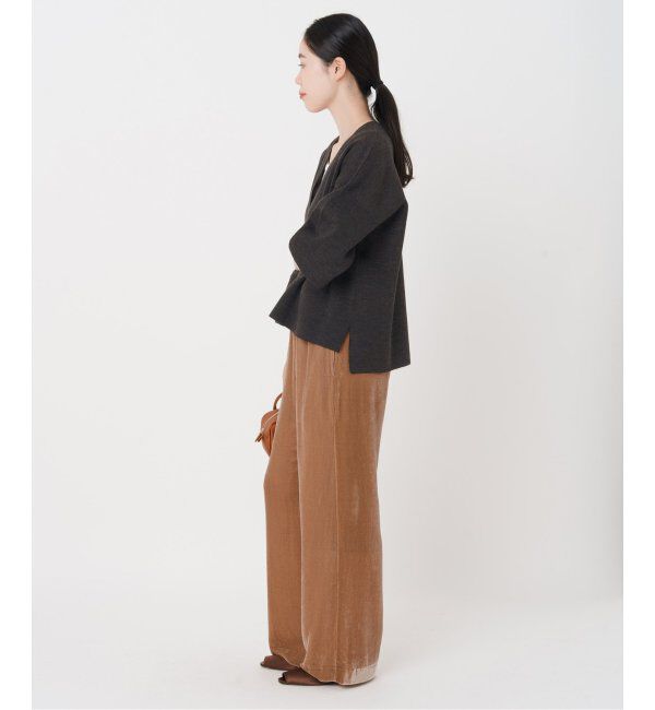 IENA「スーパーファインスムース ショートカーディガン」|カーディガン|