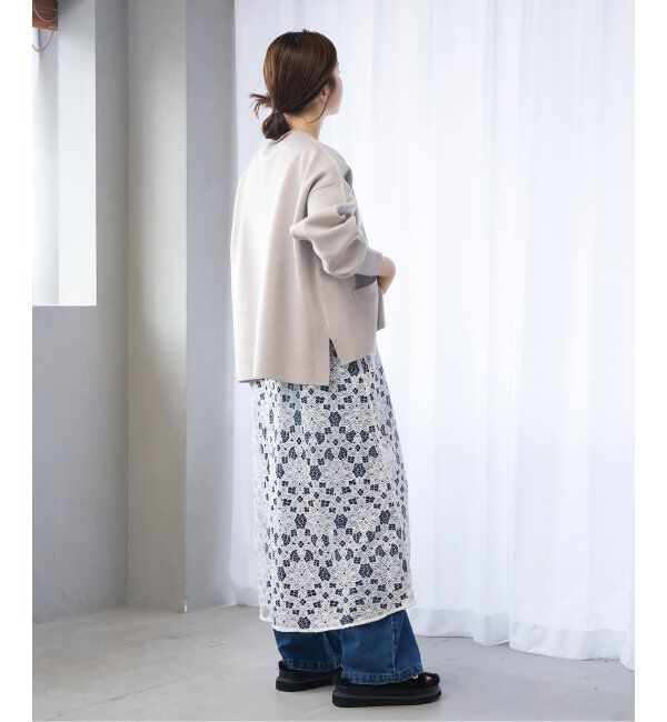 IENA「スーパーファインスムース ショートカーディガン」|カーディガン|