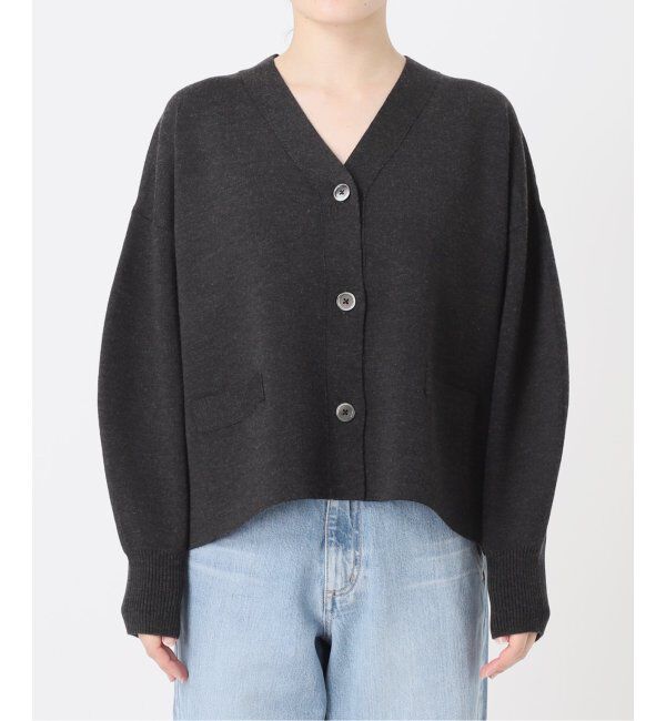 IENA「スーパーファインスムース ショートカーディガン」|カーディガン|